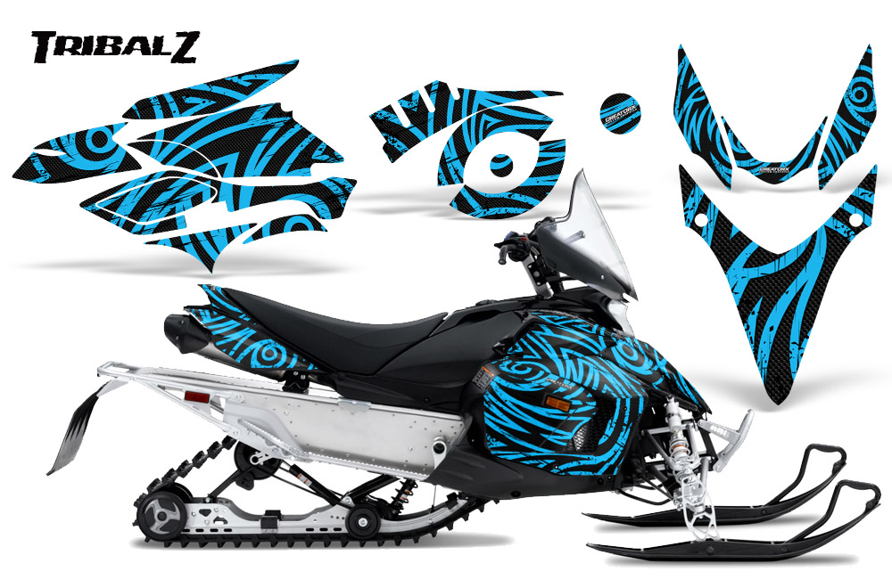 Yamaha Phazer Graphics TribalZ Blue Ice